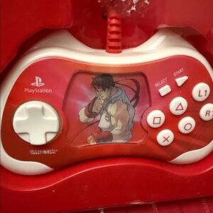 Capcom Street Fighter PlayStation Controller Ryu & Chun-Li Official Hologram Rar